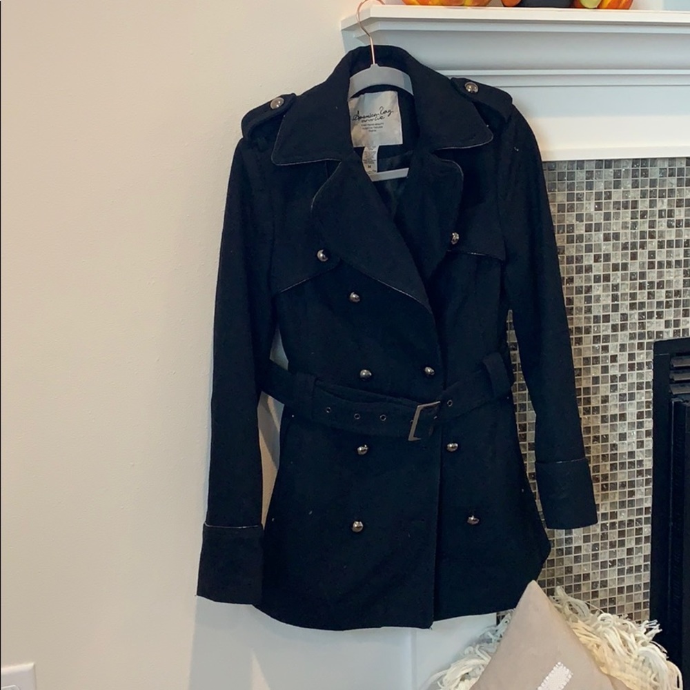 American Rag Black Peacoat